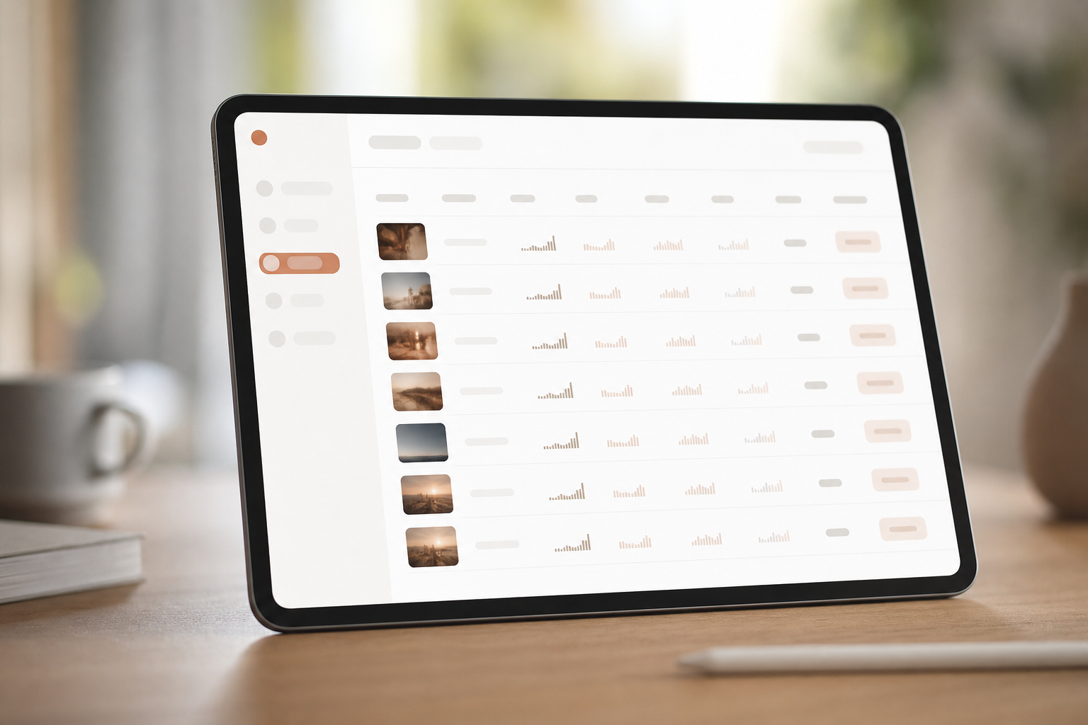 Example engagement tracking sheet