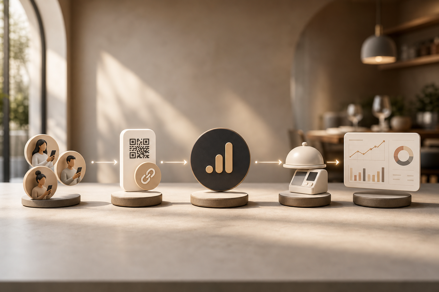 restaurant tech stack overview mockup