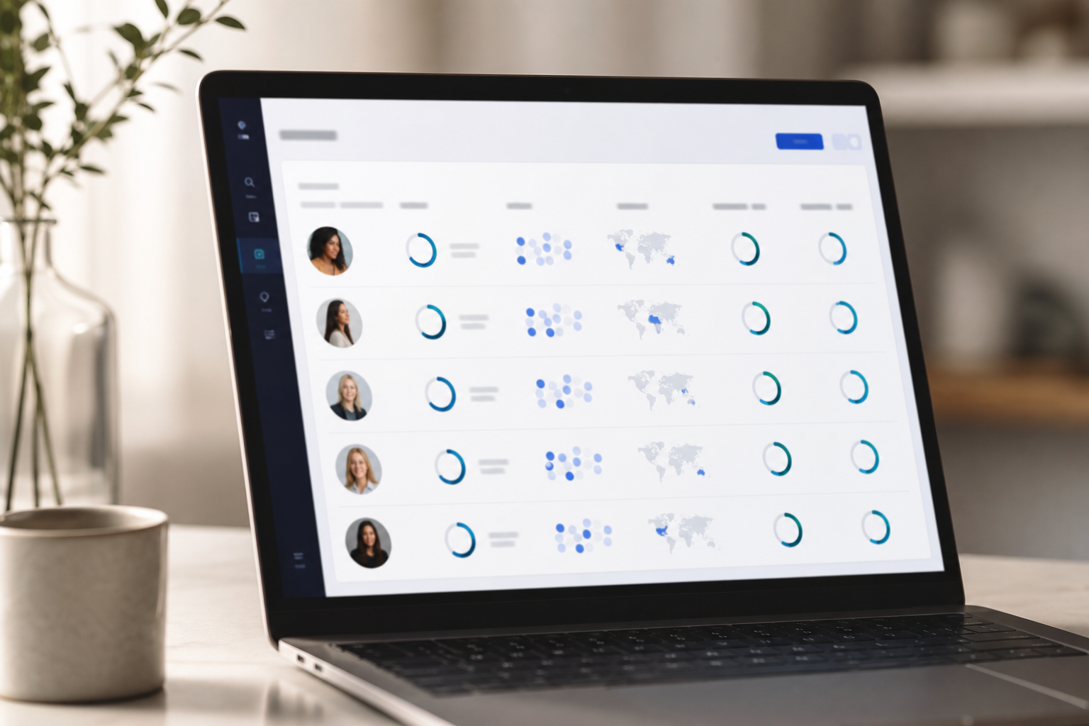 AI shortlist UI for e-commerce matching