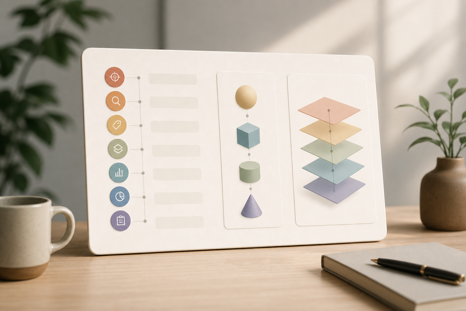Summary infographic of the analytics framework