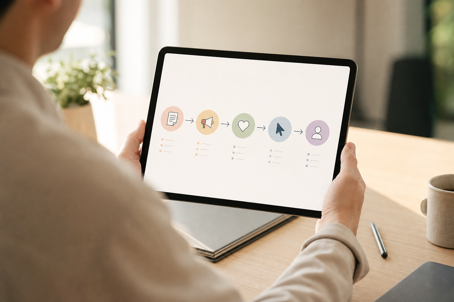 From content to outcomes value chain