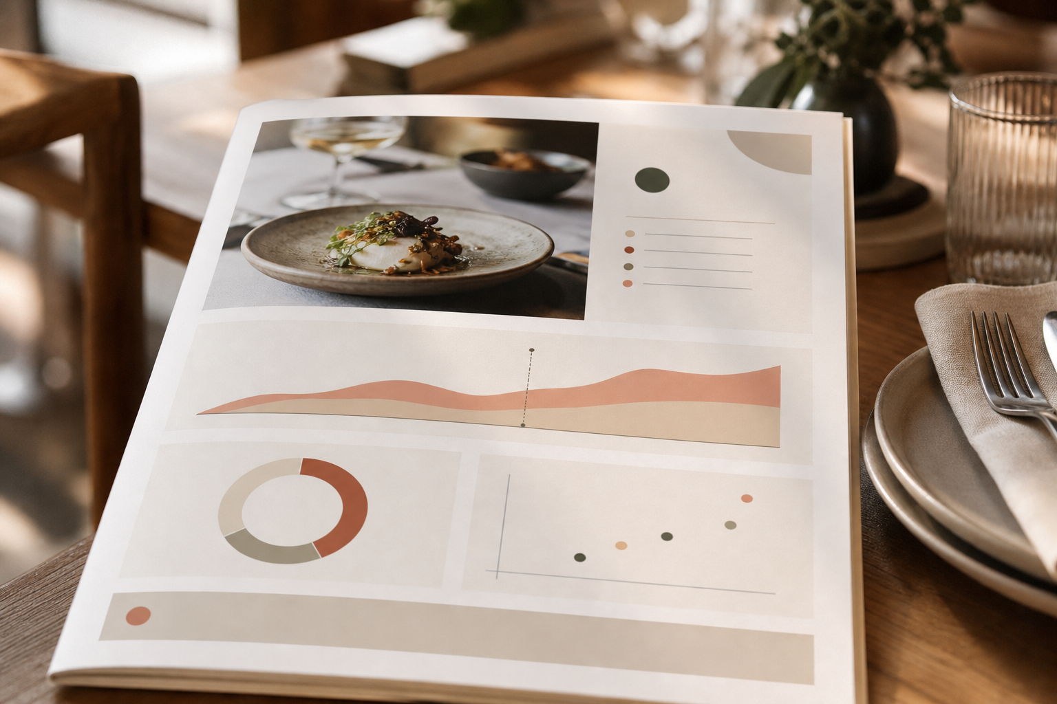 one-page post-campaign report mockup
