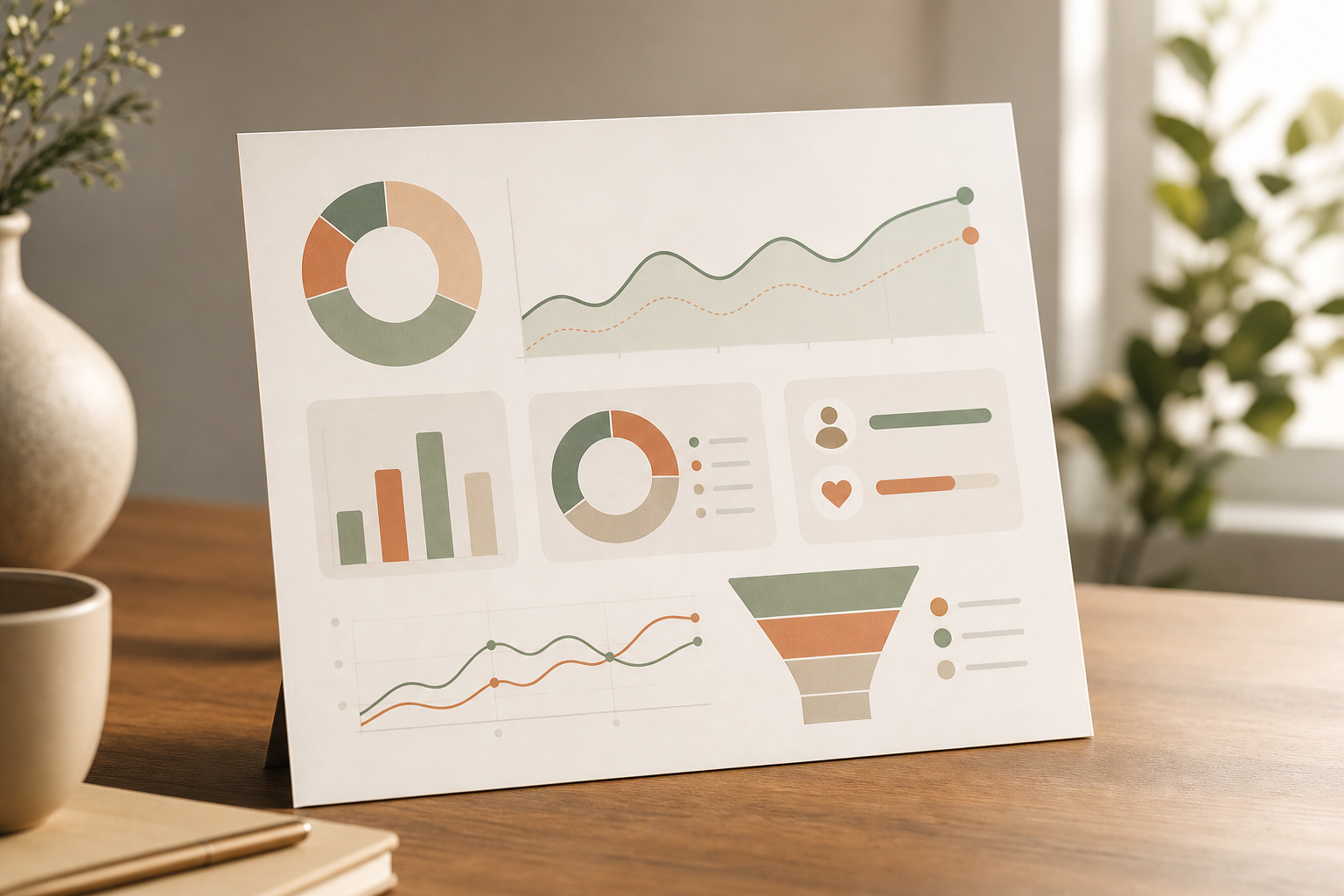 One-page creator ROI summary infographic