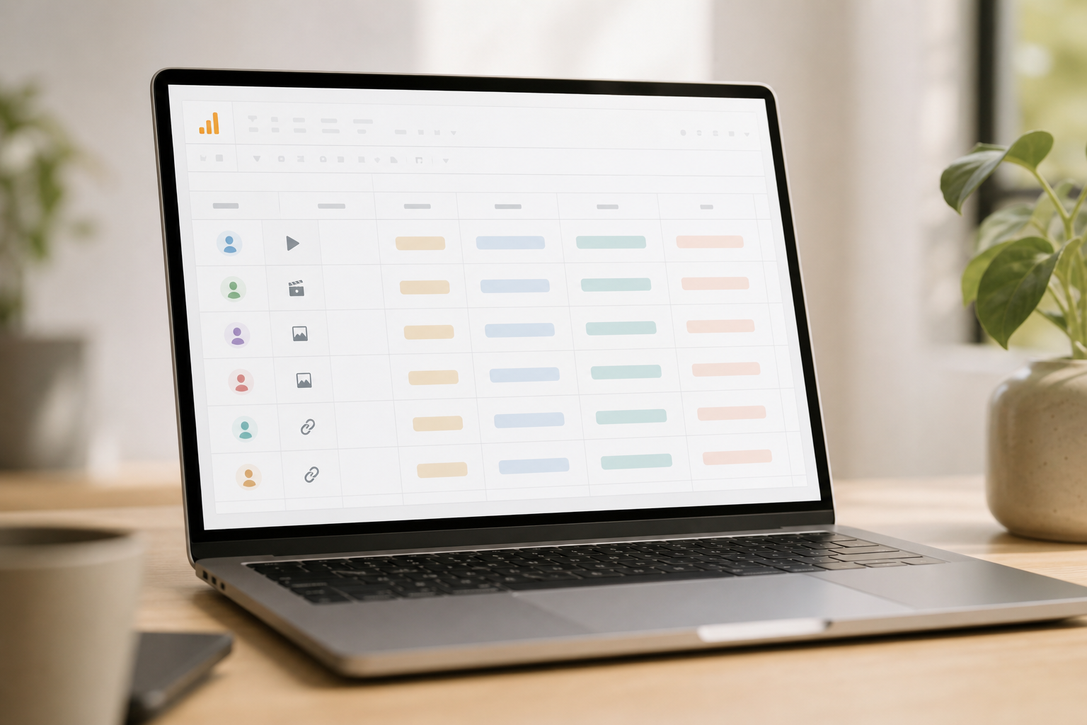 utm builder sheet showing standardized source/medium/campaign fields