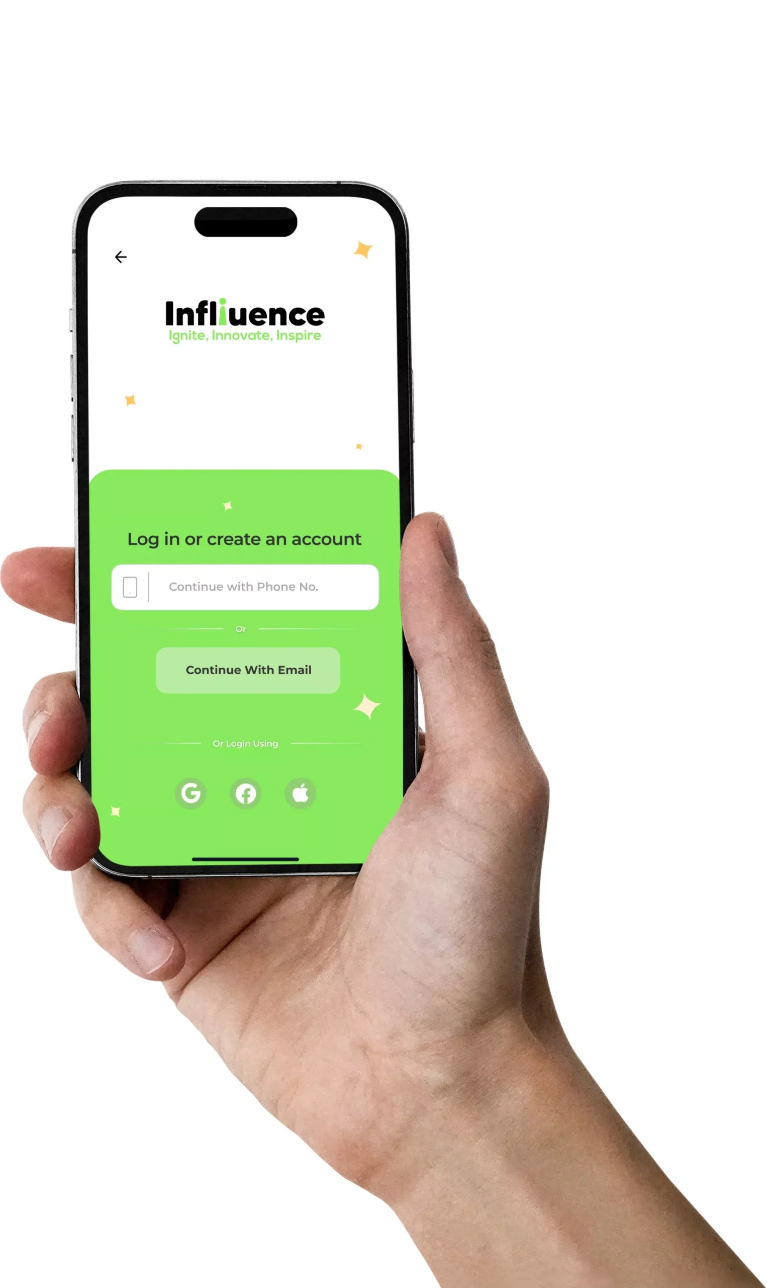 Influence app on phone